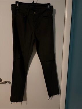 Flying Monkey Black Ankle Crop Jeans